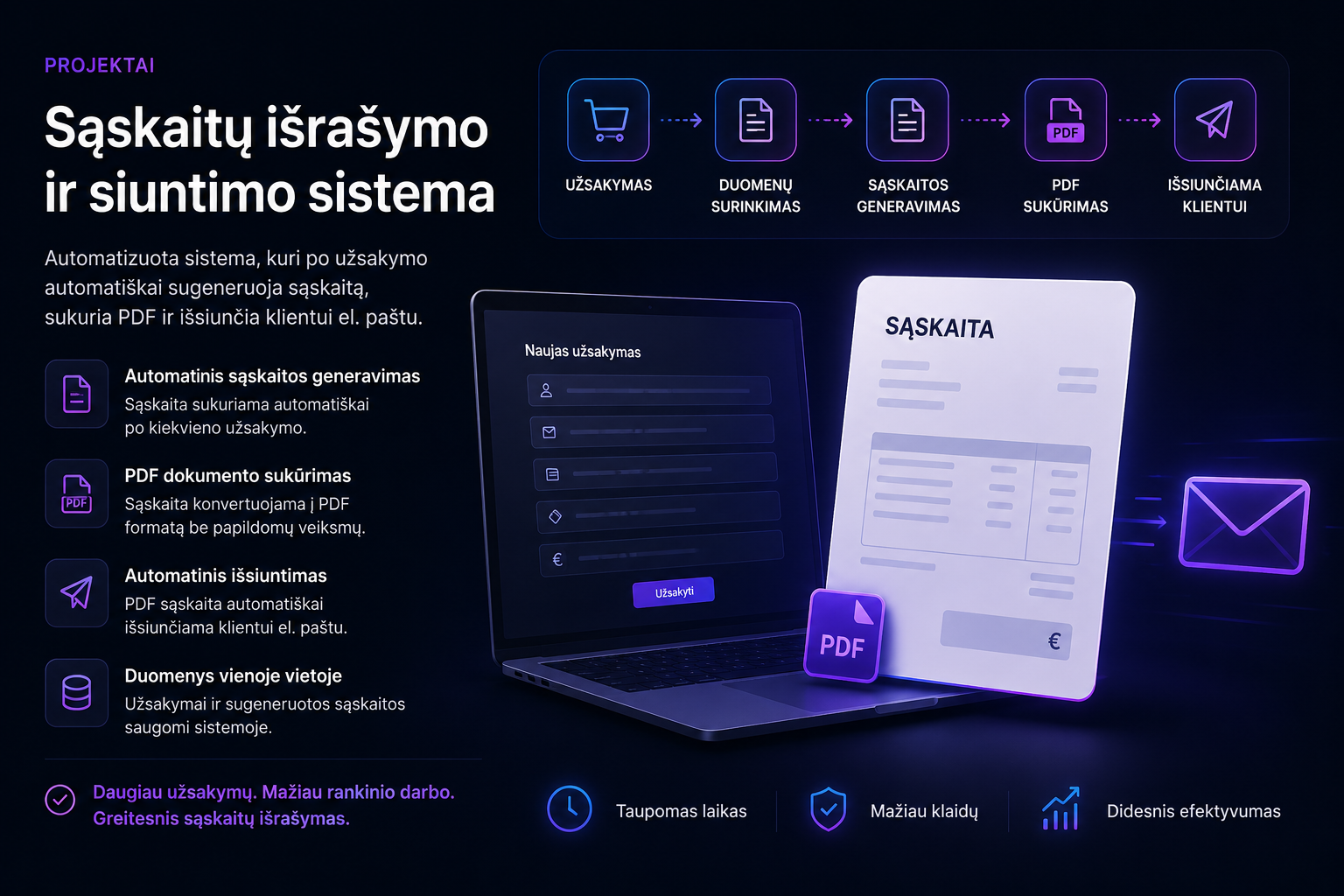 Sąskaitų išrašymo ir siuntimo sistema